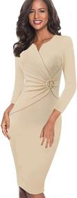 img 3 attached to VFSHOW Womens Elegant Business Bodycon Women's Clothing and Dresses