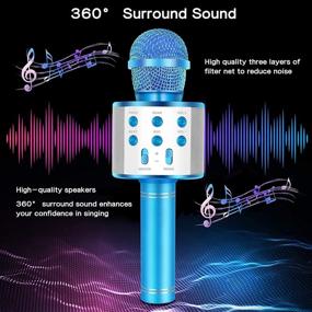 img 2 attached to 🎤 IJO Handheld Bluetooth Karaoke Microphone Birthday - Party in Style with Wireless Singing Entertainment