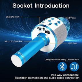 img 1 attached to 🎤 IJO Handheld Bluetooth Karaoke Microphone Birthday - Party in Style with Wireless Singing Entertainment