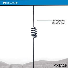 img 1 attached to 📡 Усиленная антенна Midland с усилением 6 дБ: прочное пружинное основание, соединение NMO - совместима с MicroMobile MXT105, MXT115, MXT275, MXT400.