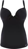 👙 freya deco underwire tankini - black women's swimsuit & cover up logo