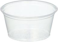 🥡 250-pack of solo plastic 2.0 oz clear portion containers for food, beverages, crafts – sold individually logo