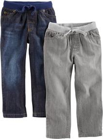 img 4 attached to Simple Joys by Carter's: Toddler Boys' 2-Pack Clothing Set with Jeans