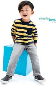 img 2 attached to Simple Joys by Carter's: Toddler Boys' 2-Pack Clothing Set with Jeans