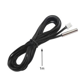 img 1 attached to 🌡️ DROK 5-Pack 10k B3950 Temperature Probe with -25 to 125 Degree Celsius Temp Sensor, 3 Meters or 9.8 Feet Long Sensitive Stainless Steel NTC Temperature Sensor Probe