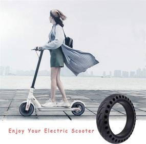 img 1 attached to 🛴 Z-FIRST Solid Tires 8.5 Inches Electric Scooter Wheels Replacement Tire - Compatible with Xiaomi Mijia M365, Gotrax GXL V2, and More