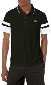 img 2 attached to 👕 Men's Lacoste Sport Striped Sleeve Bottle Clothing and Shirts: Stylish Athletic Wear for Active Gents