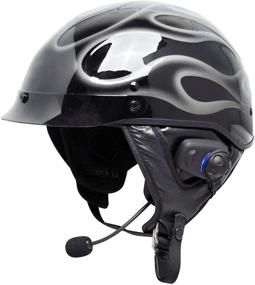 img 1 attached to 🏍️ Sena SPH10H-FM-01 Black Motorcycle Bluetooth Stereo Headset & Intercom with FM Tuner (Half Helmets)