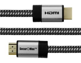 img 3 attached to 🔌 4K 60Hz HDMI Cable with HDCP 2.2, HDR and 18Gbps - Braided Cord (4 Feet)