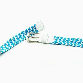 img 2 attached to COOL LACE Braided Genuine Leather Men's Accessories for Belts