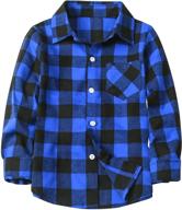 👕 plaid button down shirt for men by betusline boys logo