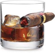 🥃 godinger cigar whiskey glass - whiskey glasses with indented cigar rest, ideal gifts for men and cigar enthusiasts logo