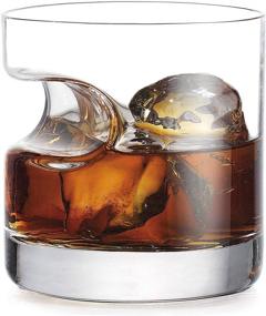 img 1 attached to 🥃 Godinger Cigar Whiskey Glass - Whiskey Glasses with Indented Cigar Rest, Ideal Gifts for Men and Cigar Enthusiasts