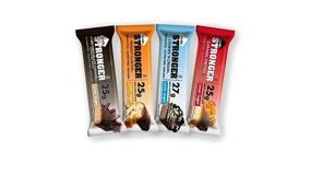 img 1 attached to 🥜 Nugo Stronger Peanut Cluster, High in Whey Protein (23g), Rich in Fiber (10g), Gluten-Free, Pack of 12