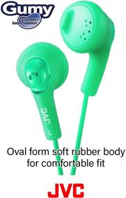 img 3 attached to Vibrant Orange JVC HAF160D Gumy Ear Bud Headphone: A Bold Audio Experience!