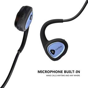 img 1 attached to LonFine Air Open Ear Bone Conduction Headphones – Wireless, Lightweight, Sweat Resistant Bluetooth Headsets for Running, Cycling, Hiking & Outdoor Calls – Painless Wearing with Built-in Microphones