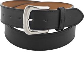 img 4 attached to 🏻 Men's Faux Leather Belt with Removable Buckle - Optimal SEO-friendly Accessories