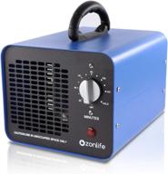 🌬️ ultimate odor eliminator! ozonlife commercial ozone generator air purifier 10,000 mg/h - portable ozone machine for home, car & smoke" logo