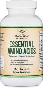 img 1 attached to 💪 Powerful Blend of Essential Amino Acids and BCAAs - 1g per Serving - 225 Capsules by Double Wood Supplements