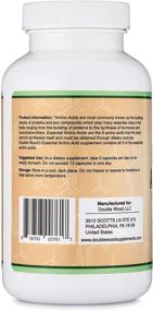 img 2 attached to 💪 Powerful Blend of Essential Amino Acids and BCAAs - 1g per Serving - 225 Capsules by Double Wood Supplements