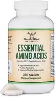 💪 мощная смесь важных аминокислот и всаа - 1 г на порцию - 225 капсул от double wood supplements логотип