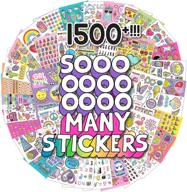 🦄 just my style 1500+ sticker book for kids by horizon group usa - positivity quotes, sweet treats, vsco girl, unicorns & more! 43 pages of absolute fun logo