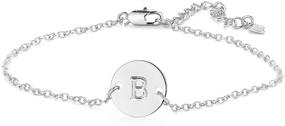 img 4 attached to 👭 Stylish Alphabet Bracelets: The Perfect Friendship Jewelry for Girls