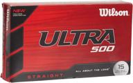 wilson ultra straight 15 pack white logo