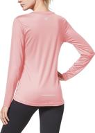 🏃 baleaf women's long sleeve running shirts: fast-drying athletic workout tops logo