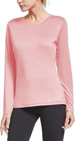 img 3 attached to 🏃 BALEAF Women's Long Sleeve Running Shirts: Fast-Drying Athletic Workout Tops