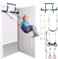 gym1 playground swing set with plastic climbing wall logo