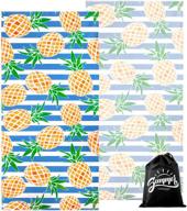 stripes pineapple microfiber outdoor personalized logo