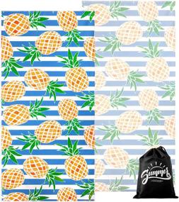 img 4 attached to Stripes Pineapple Microfiber Outdoor Personalized