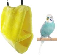 🦜 wontee bird plush hammock: cozy dual layer nest shed for parrots - ideal for macaws, budgies, eclectus, parakeets, cockatiels, cockatoos, lovebirds logo