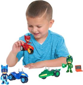 img 3 attached to 🐱 Unleash Adventure with PJ Masks Super Rovers Catboy: The Ultimate Toy for Young Heroes!