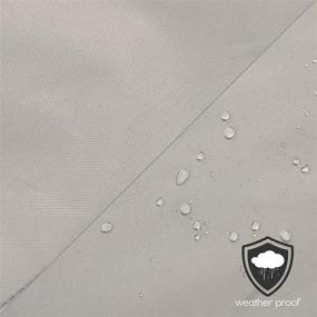 img 1 attached to 🛥️ Adjustable Storage Cover for 17'-20'L to 96" Pontoon Boats - Universal Protection with Heavy-Duty Waterproof Polyester Fabric, Snap Strap, Elastic Cord, Bag - Pyle PCVHP440