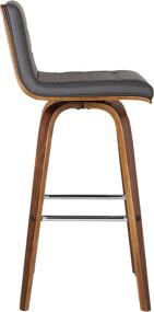 img 2 attached to Armen Living LCVIBAGRWA26 Counter Barstool