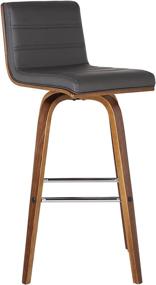 img 4 attached to Armen Living LCVIBAGRWA26 Counter Barstool