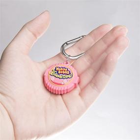 img 2 attached to OCTT Silicone Compatible Protective Keychain