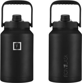 img 2 attached to 🚰 IRON °FLASK Sports Water Bottle - 128 Oz/One Gallon, Vacuum Insulated Stainless Steel, Double Walled Thermo Mug