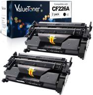 🖨️ valuetoner compatible toner cartridge replacement for hp 26a cf226a 26x cf226x - laserjet pro m402n m402dw m402dn, laserjet pro mfp m426fdw m426dw printer (black, 2 pack) logo