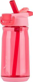 img 3 attached to 💦 Hydrate Bottle For Kids - 18 oz, Bubble Gum - Reduce Water Bottle with Flip Top Lid and Carry Handle, Leak Proof, Cupholder Friendly - Flip, Sip and Go - Tritan Plastic