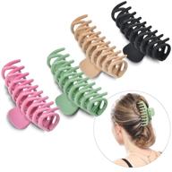 large hair claw clips thick logo