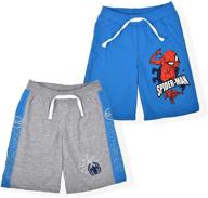 🕷️ spider-man marvel boys' 2-pack casual short set logo