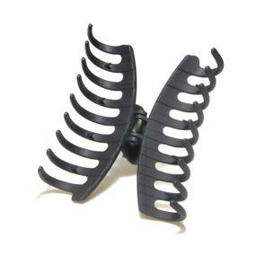 img 1 attached to 💇 Auxision French Design Hair Claw Clips: Strong Hold for Thick Hair (4-Pack) - Matt Finish, 4 Colors