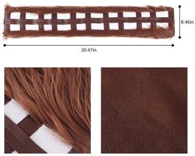 img 2 attached to 🔒 GNEGNI Chewbelta Chewbacca Seat Belt Shoulder Cover Pad: Perfect Star Wars Car Handbag Accessory