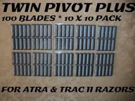 🔪 personna twin pivot plus - 100 blades: get the best value with the 10 x 10 bulk pack! logo