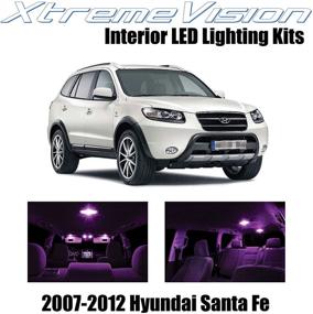 img 4 attached to Xtremevision Interior LED For Hyundai Santa Fe 2007-2012 (8 Pieces) Pink Interior LED Kit Installation Tool