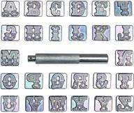 🔤 innetoc 27 pcs 3/4" alphabet letters & pattern stamping punch tools set - ideal for leathercraft diy projects logo