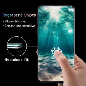 img 2 attached to 2+2 пакет протекторов из закаленного стекла для экрана Galaxy S21 Ultra - твердость 9H, совместимость с ультразвуковым отпечатком пальца, 3D изогнутый, прозрачность HD - протектор из стекла для экрана Samsung S21 Ultra 5G